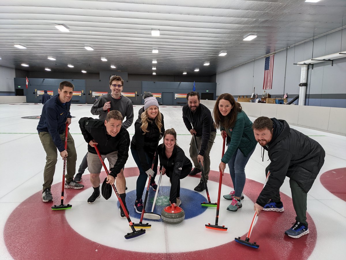 BasisPolicy's tweet photo. The Basis team traveled to Minneapolis last week for our 9th annual #BasisCon where we spent three days presenting, learning, and planning together. We also discovered that we'd make a world-class curling team! https://t.co/8QqbxvRaVY