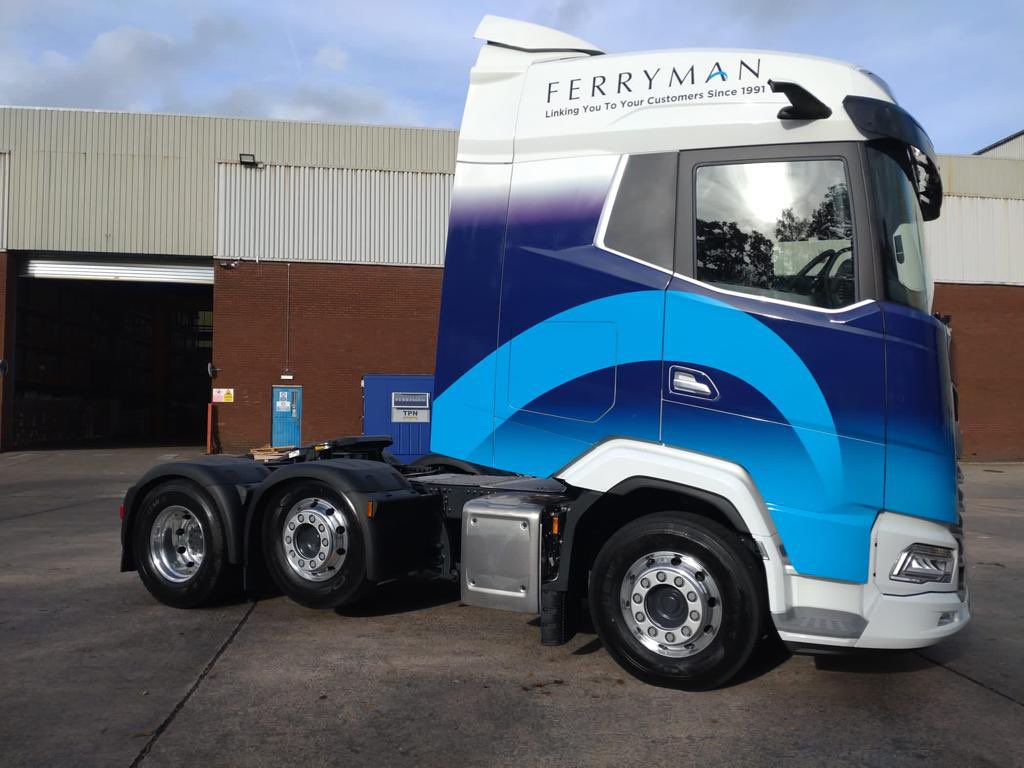 Happy Halloween &amp; Happy New Truck for Ferryman🎃💙

We took delivery of our new DAF and we are very impressed with how it looks!

We will be sharing more of the details with you very soon!

Keep an eye out for it on the roads👀

#ferrymanltd