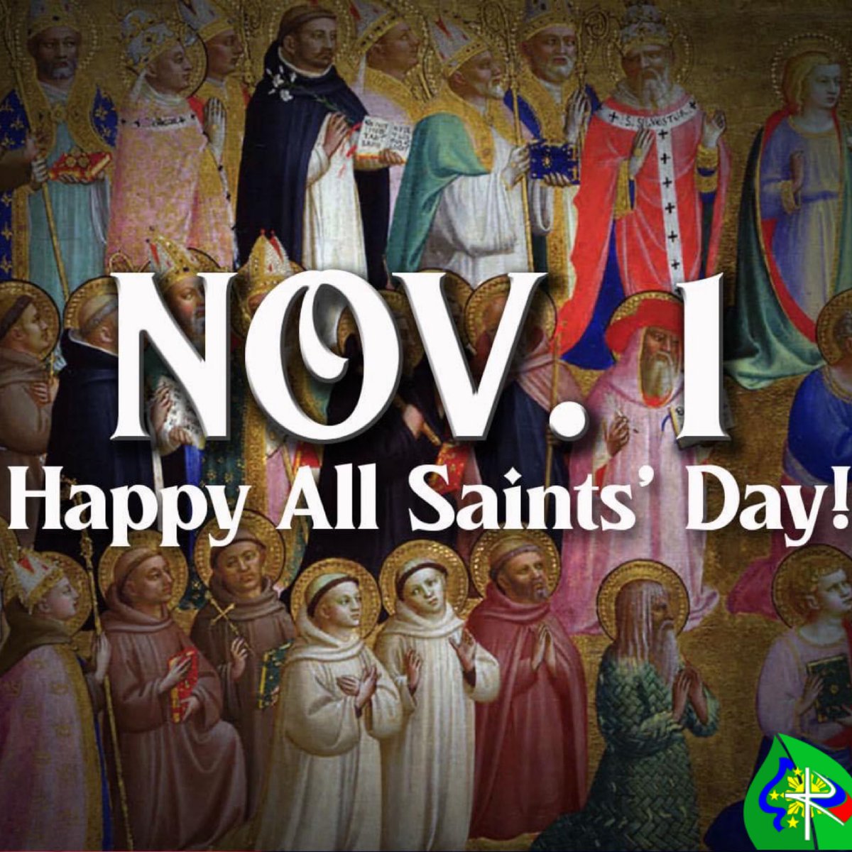 HAPPY ALL SAINTS' DAY! November 1, 2022 is the Solemnity of All Saints. #AllSaints #Undas2022