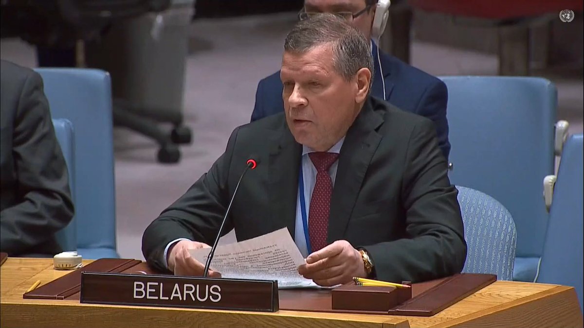 #Rybakov addressed the @UN Security Council : #Belarus will never agree w/ the conclusions of the report by @icao, which is based on incomplete information in the absence of the necessary international cooperation. Something that the report states ‼️itself