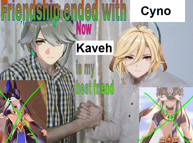 Kavetham stans when Kaveh drops into Genshin.

#Kaveh #Alhaitham #Genshin