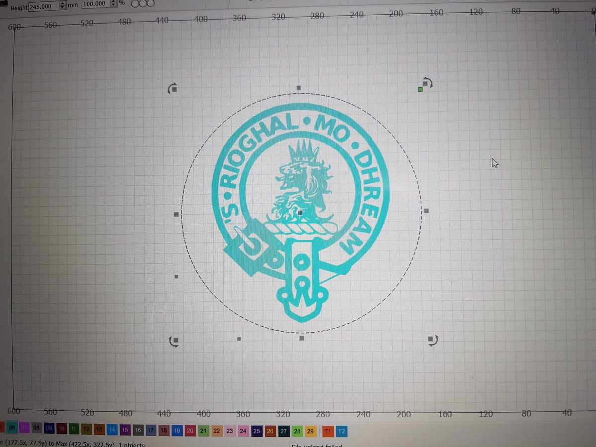 signsofperth's tweet image. A commission to produce this board with the Clan Gregor family Crest. Set out in our design software and laser engraved. “Royal is our Race” signs-and-designs.co.uk