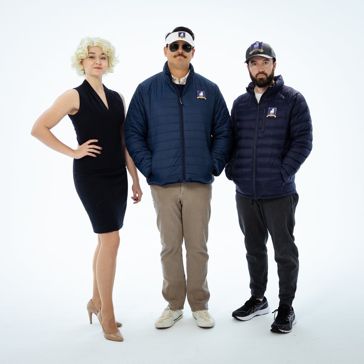 theemwhitworth's tweet photo. happy halloween, greyhounds. 

@hanwaddingham @jasonsudeikis @brendanhunting  @TedLasso @TheCoachBeard https://t.co/qjuOgYTpKn
