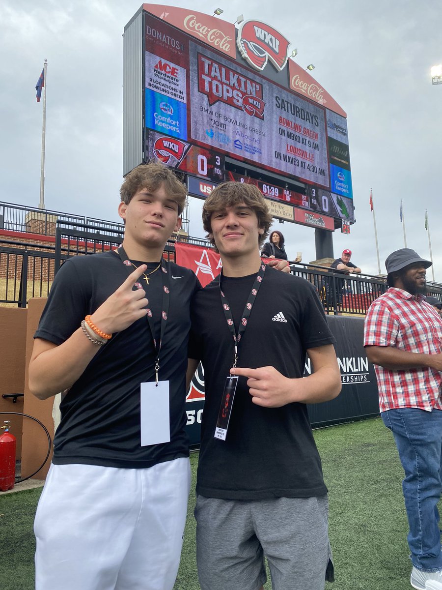 Had a great time <a href="/WKUFootball/">WKU Football</a>. Thanks for talking <a href="/TheKramme/">Zachary Kramme</a>! Thank you to <a href="/PlayBookAthlete/">PLAYBOOK ATHLETE</a> for setting this up…