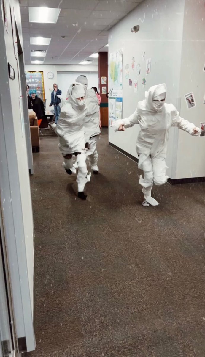 A scary mummy competition at The LC. Happy Halloween! <a href="/IVCUSD/">IVC321</a>