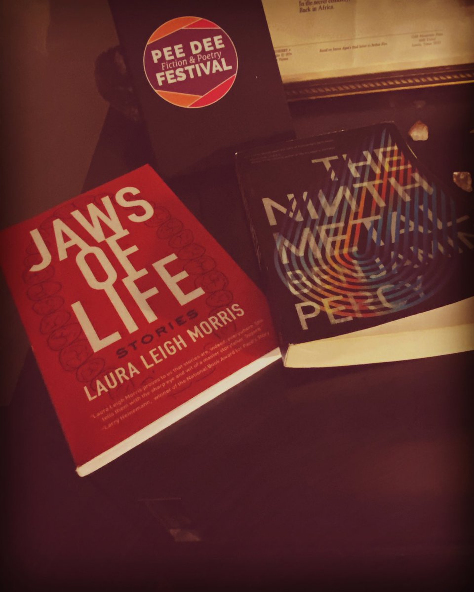 PDFPF's tweet photo. Getting closer! Join us Thursday and Friday to hear Laura Leigh Morris and Benjamin Percy as part of our 2022 Pee Dee Fiction and Poetry Festival on the campus of Francis Marion University in Florence, SC.  Full schedule ⬇️

https://t.co/rmiGI7XYjd https://t.co/XWhgLL8fQM