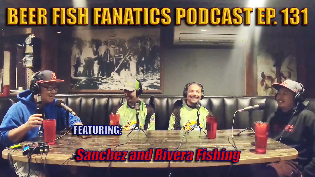 BFF meets up with Sanchez and Rivera Fishing to talk Tournament Fishing at Ken's A Not So Speakeasy. Topics include Fishing Kit Karoke on a Pontoon, Walleye Cheaters, and Ice Fishing! Cheers!
youtu.be/_2kP8LQ7zao <Video 
beerfishfanatics.buzzsprout.com <Audio
#fishing #fishermen