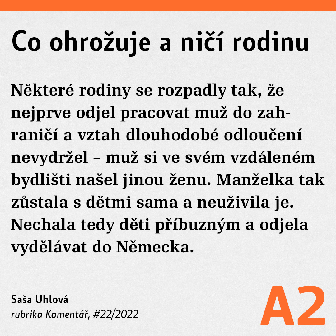 ZkrA2tka's tweet photo. Saša Uhlová se na základě svých zkušeností s prekérní prací v zahraničí, zamýšlí nad tím, jak nízké mzdy a počet odpracovaných hodin ohrožují rodinu.
https://t.co/OVCzKIQKwO https://t.co/R9xRKb49I6