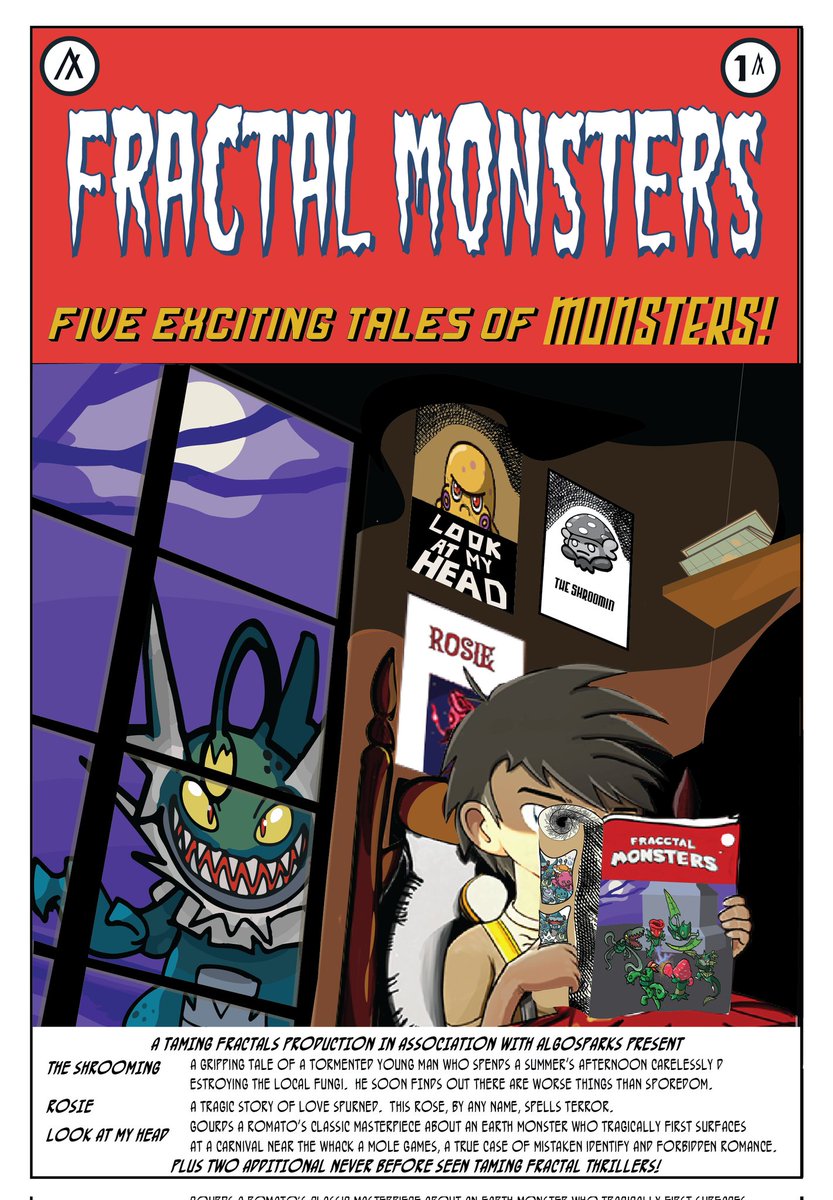 My entry in the Fractal Tamer Halloween Poster contest. A riff off the classic Creepshow posters.

<a href="/FracctalLabs/">Fracctal TCG | Wishlist on Steam</a> #fracctalhalloween #algorandnft #Algorand, #crypto