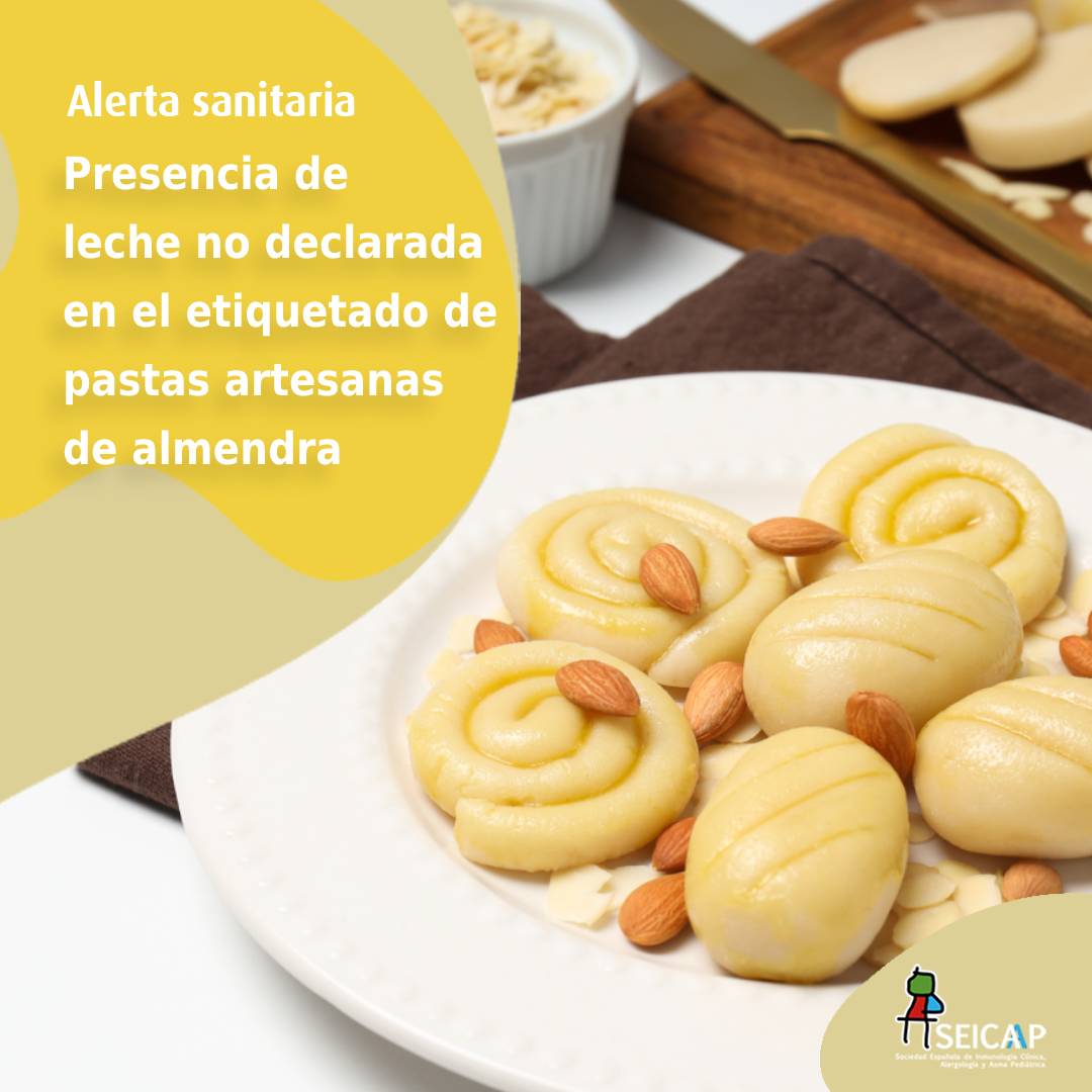 ❌⚠️Presencia de leche no declarada en el etiquetado de pastas artesanas de almendra procedentes de España.

Toda la información👇👇
seicap.es/alertas_sanita…
