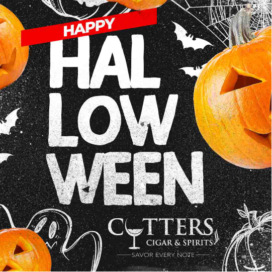 CuttersCigars's tweet photo. Happy Halloween from Cutters!
----------
#cigarlounge #atlantacigars #cigars #cigarsandspirits #cutterscigars #cigarsclub #cigar #cigarlover #cigarsmoker #cigarsociety #cigarculture #cigaraficionado #atlanta https://t.co/vlgB9YonRW