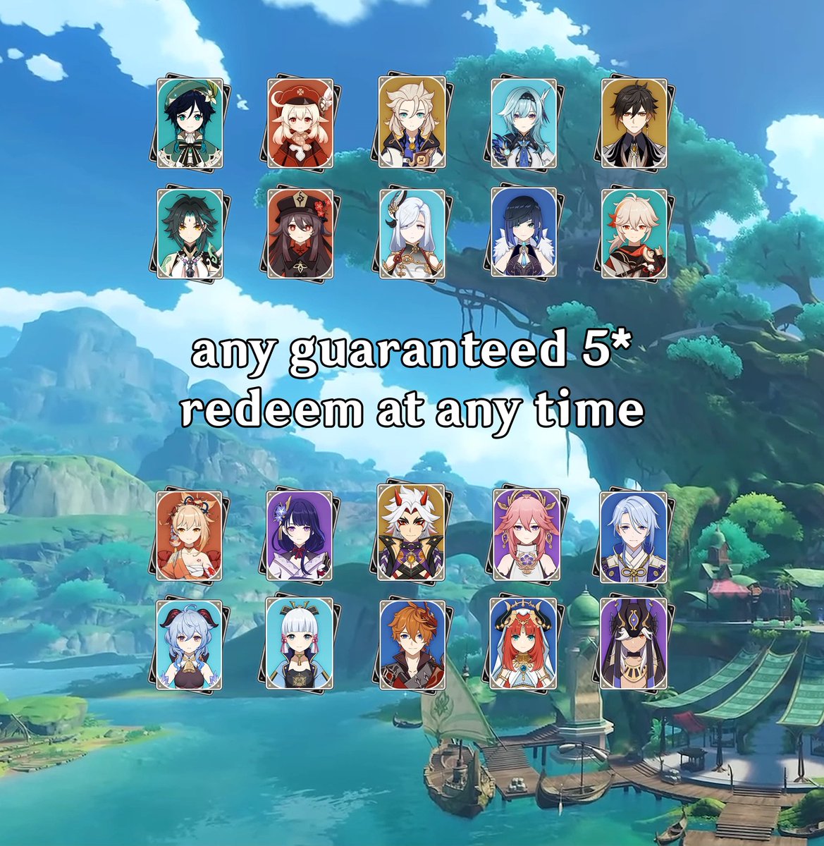 princepsvolans's tweet image. ✨any guaranteed 5 star giveaway✨

rules:
‣ 1 winner gets to redeem any 5* character they want
‣ i will pull for them until i get the 5*
‣ can be redeemed at any time
‣ through log-in
‣ must follow, like, + rt
‣ ends 12/1