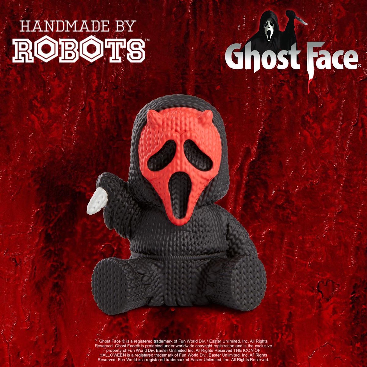 hmadebrobots's tweet photo. Today is the day! The last day of our 13 Day Countdown to Halloween! Happy Halloween! 🎃 Today is a new product unveiling and pre-order for our new Devil Mask Ghost Face! Pre-Order now at https://t.co/nnc0kYRvRF
#HandmadebyRobots #HMBR #GhostFace #DevilMask #Halloween #Horror https://t.co/1cqtQTFpzY