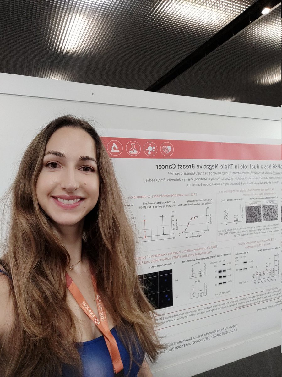 MorazzoSu's tweet photo. Very happy to have participated in #ENASymp22 . The 34th @EORTC @theNCI @AACR symposium was a great opportunity to share our work on #ERK3 in #breastcancer and get updated on new developments in this field. @ForteGiancarlo @FNUSA_ICRC @Soraia_MSTF @MarcoCassani1 @JOliverDeLaCruz https://t.co/8sMTHwTUBM