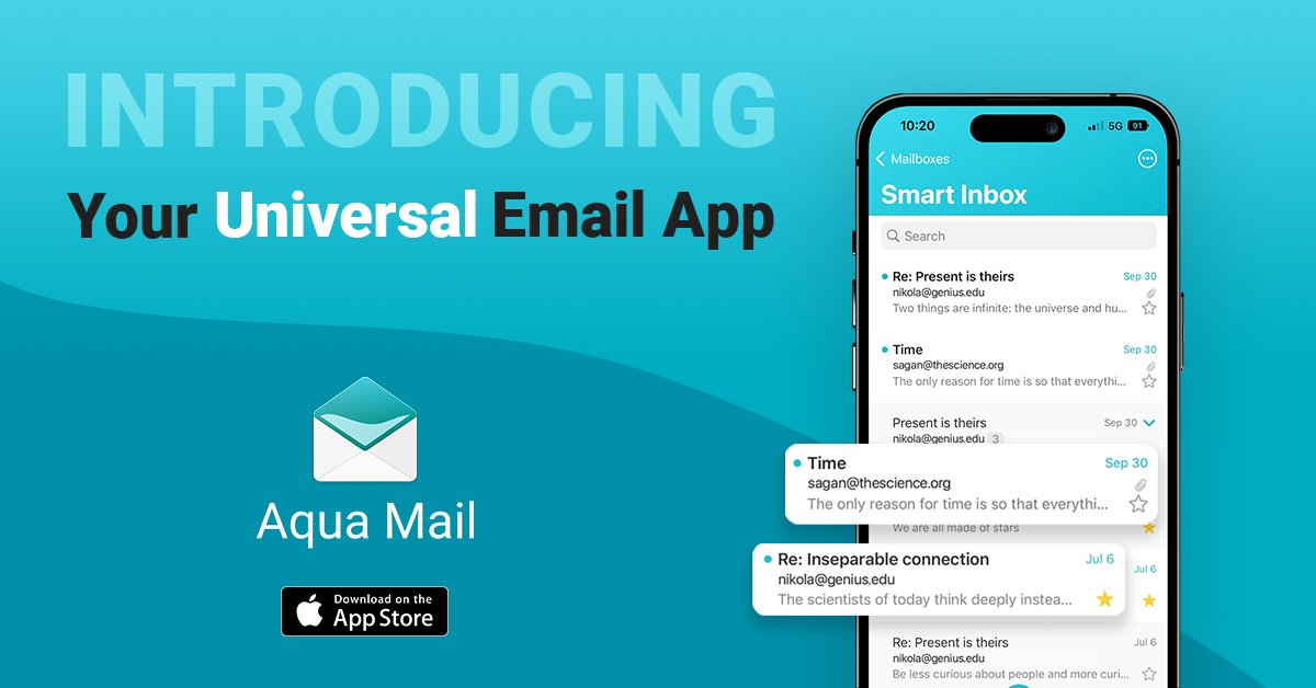 Aqua Mail tweet media