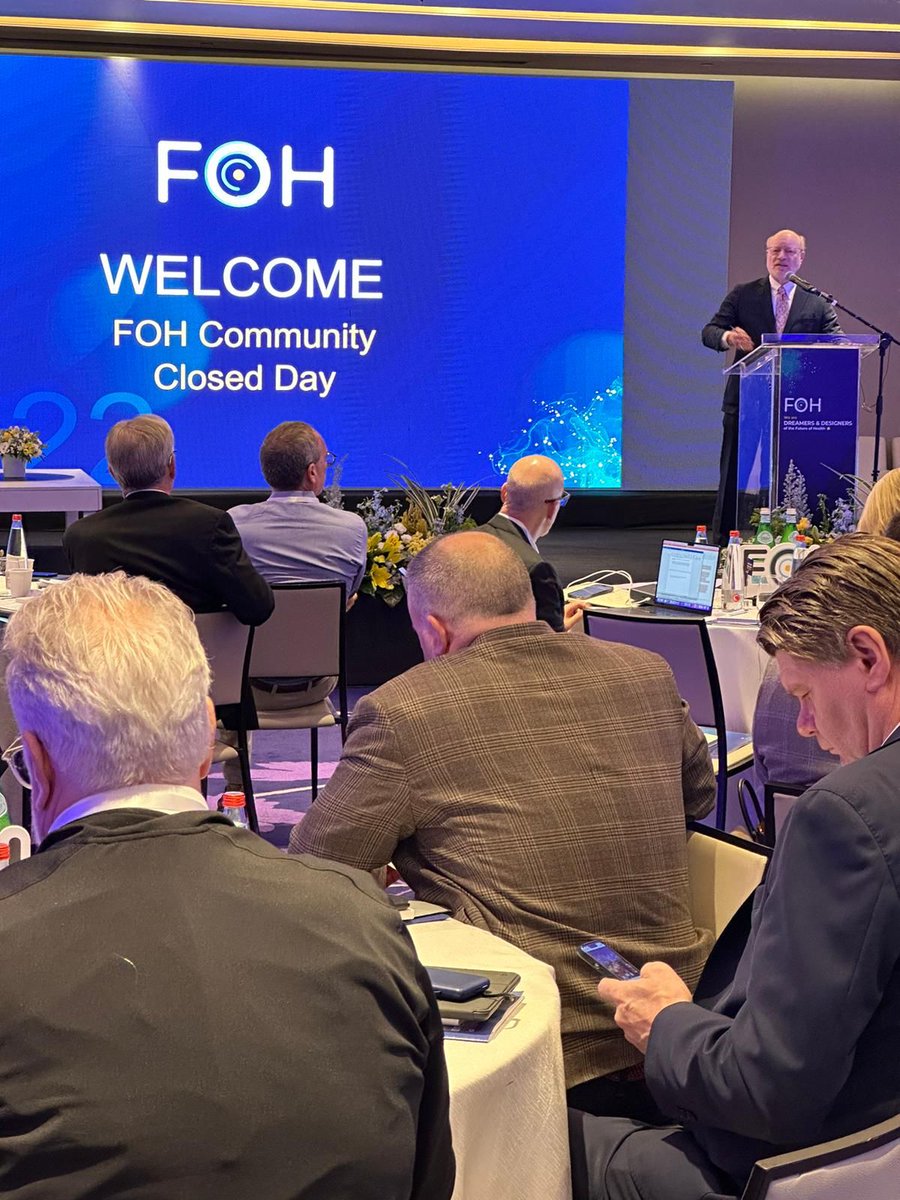 1st day of the #FOH Summit, great seeing everybody here
