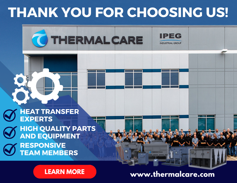 As #ManufacturingMonth comes to an end, we would like to thank our customers for choosing our innovative solutions for all of your #processcooling requirements! thermalcare.com/why-us/ #industrialchillers #processcooling #heattransfer #manufacturingindustry #MadeinIllinois