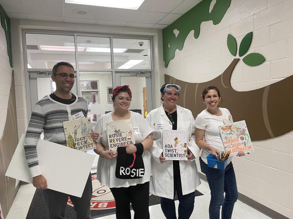 .<a href="/RBESRockets/">RBESRockets</a> hosted their annual book character parade to celebrate literacy!