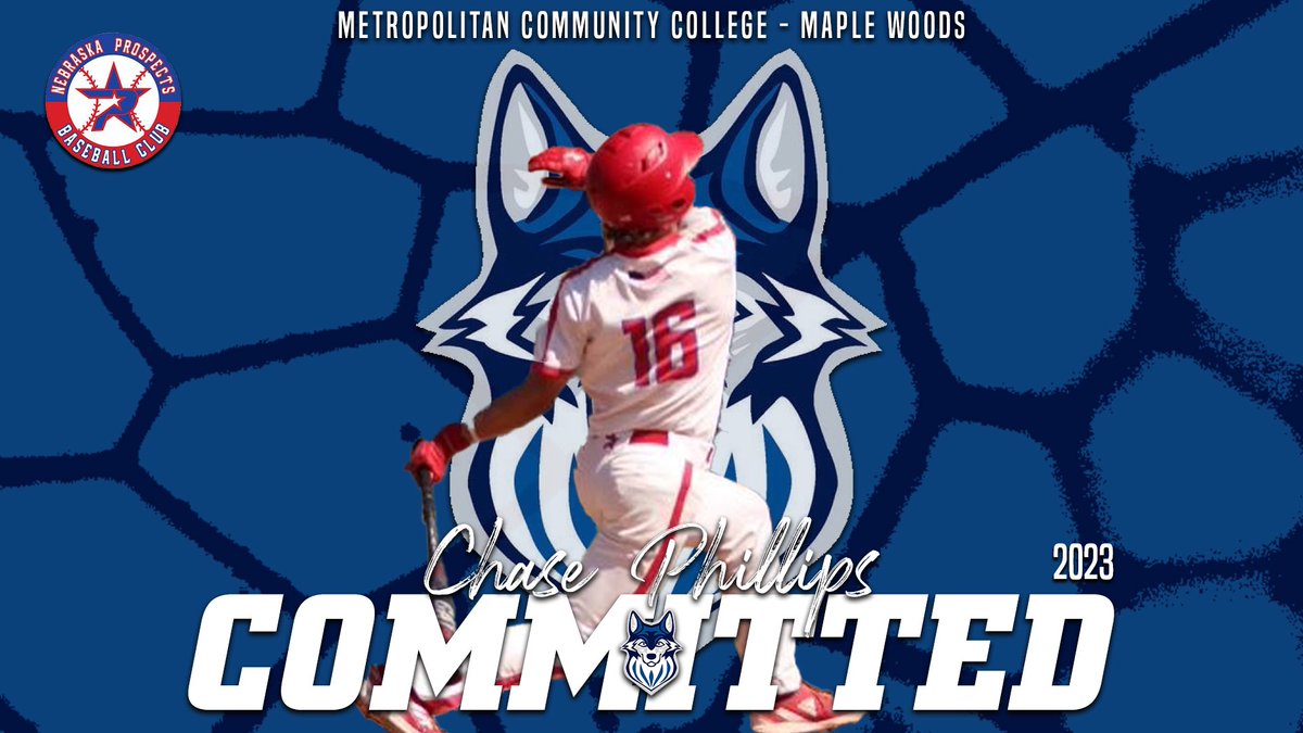 Chase Phillips (@chasephillips99) on Twitter photo I am extremely excited to announce my commitment to Maple Woods CC. Big thank you to my parents, coaches, and teammates who helped me along the way! <a href="/ABrooksie10/">Austin Brooks</a> <a href="/MccWolves/">MCC Wolves Baseball</a> <a href="/Prospects_NE/">Nebraska Prospects Baseball Club</a> <a href="/jucoroute/">#JucoRoute</a> <a href="/UNKCoach47/">Damon Day</a> I am extremely excited to announce my commitment to Maple Woods CC. Big thank you to my parents, coaches, and teammates who helped me along the way! <a href="/ABrooksie10/">Austin Brooks</a> <a href="/MccWolves/">MCC Wolves Baseball</a> <a href="/Prospects_NE/">Nebraska Prospects Baseball Club</a> <a href="/jucoroute/">#JucoRoute</a> <a href="/UNKCoach47/">Damon Day</a>