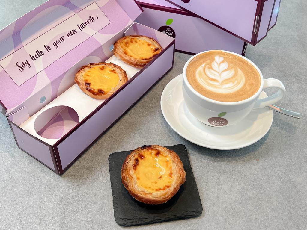 marciosaboya's tweet photo. Get your Pastel de Nata in Dubai from The Açaí Spot. 

It’s the perfect treat and it goes very well with a cup of coffee. 

Do you want to work with us? 

Get in touch. ✌🏻 https://t.co/wKJosw3oYO
