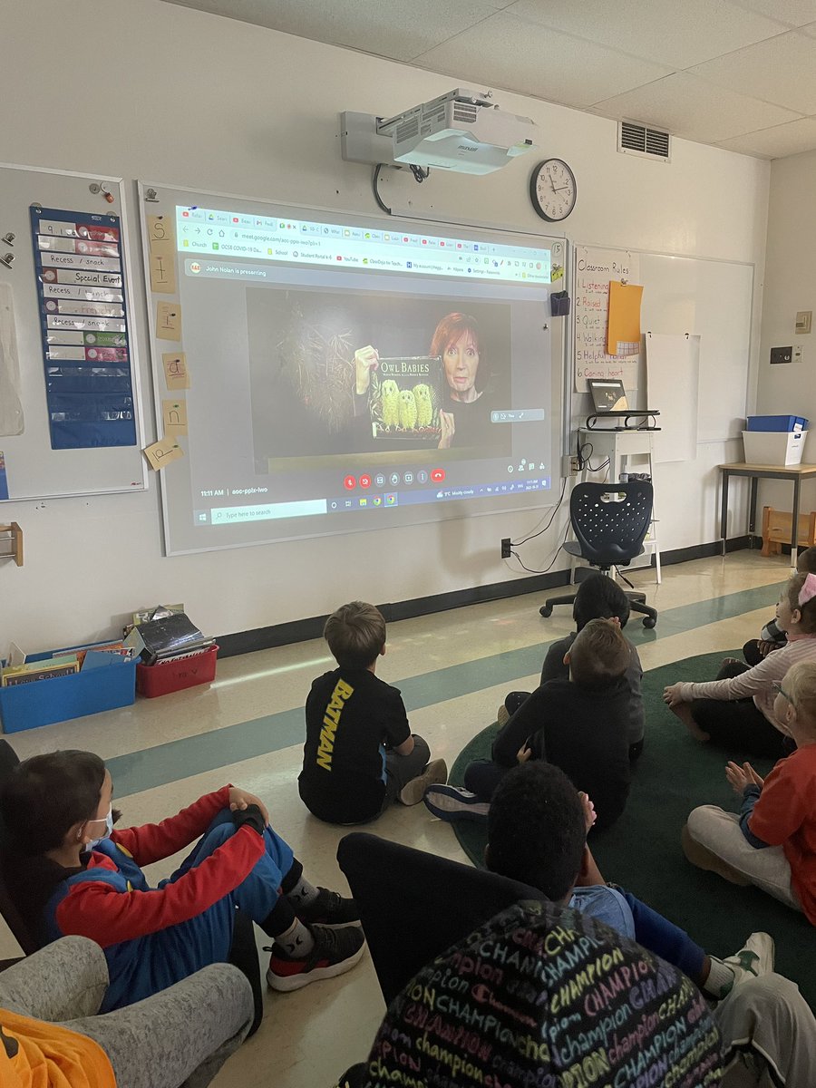 MrsLucas_OCT's tweet photo. Thanks @BaconBitsASU for coming and sharing in the @RBpuppets presentation. So many good jokes! #ocsbJoy https://t.co/NnScmnOaDC