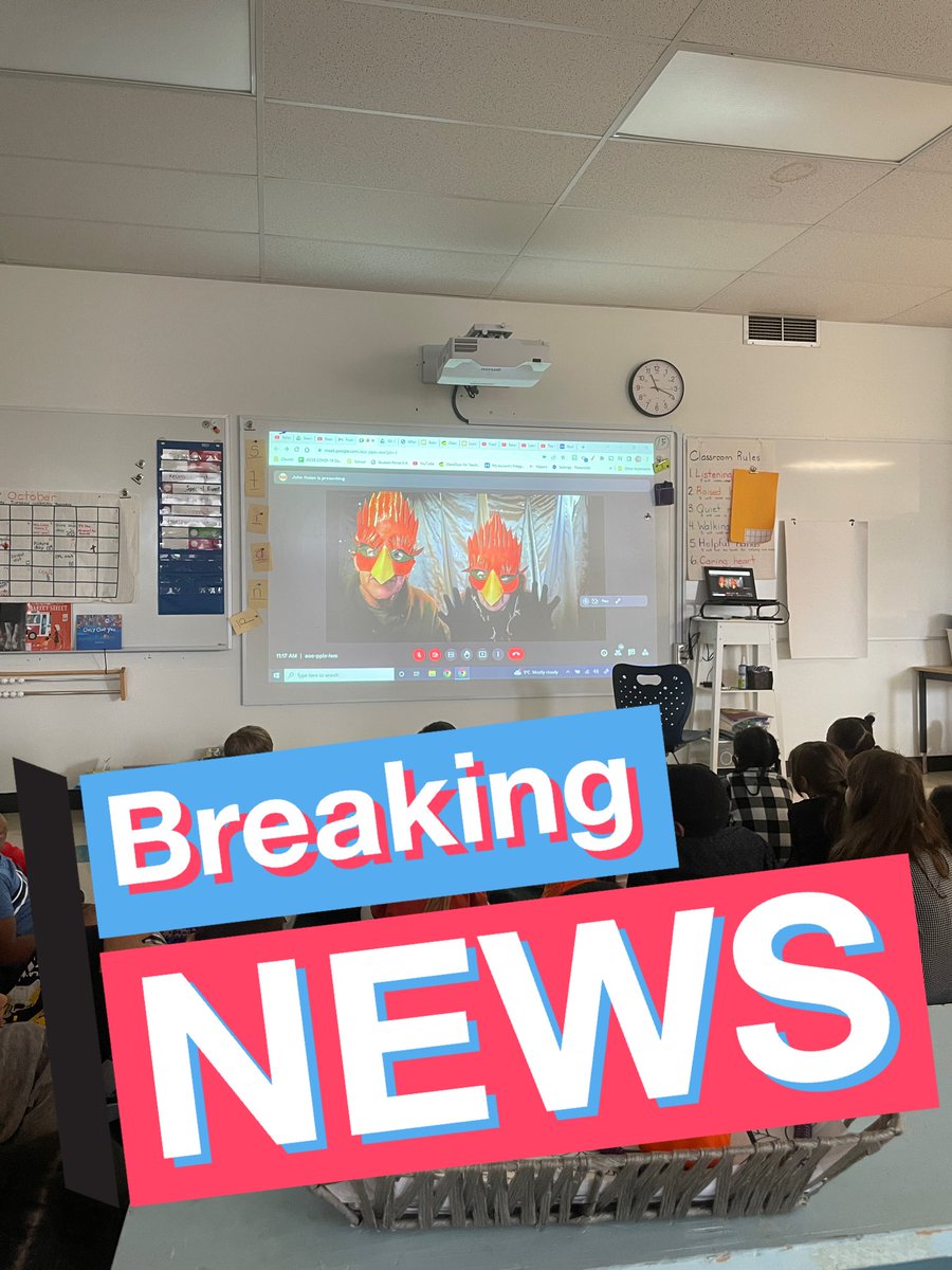 MrsLucas_OCT's tweet photo. Thanks @BaconBitsASU for coming and sharing in the @RBpuppets presentation. So many good jokes! #ocsbJoy https://t.co/NnScmnOaDC