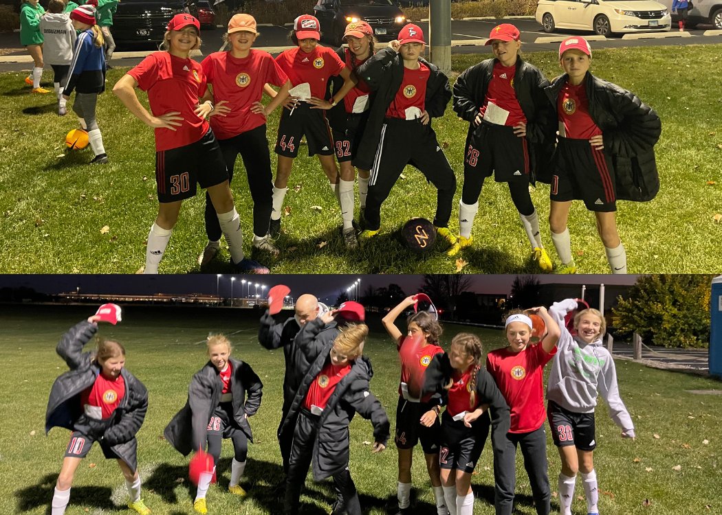 Strikers_FV's tweet photo. Strikers 2010 Girls Premier team got into the Halloween spirit by finding inspiration for their costumes from Coach Ward!  Have a fun and safe Halloween.  👻 https://t.co/rcL1okLKkD