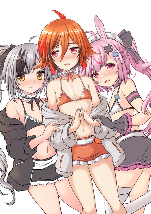 男の娘かもしれないVtuberさん達のイラスト
彩色途中版
お納めください 