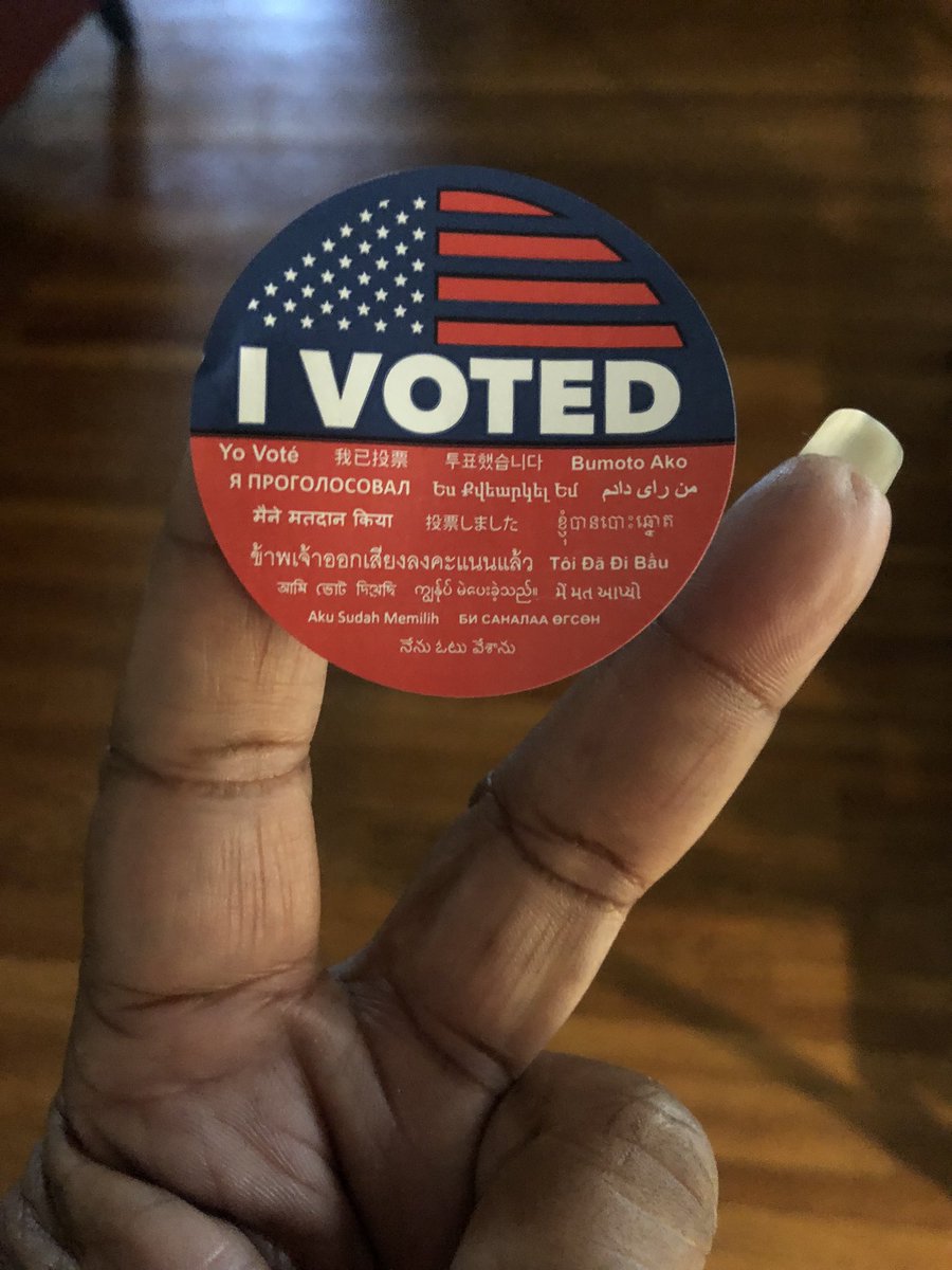 AWynner's tweet photo. Did you VOTE TODAY!! https://t.co/DTUk3UIoVq