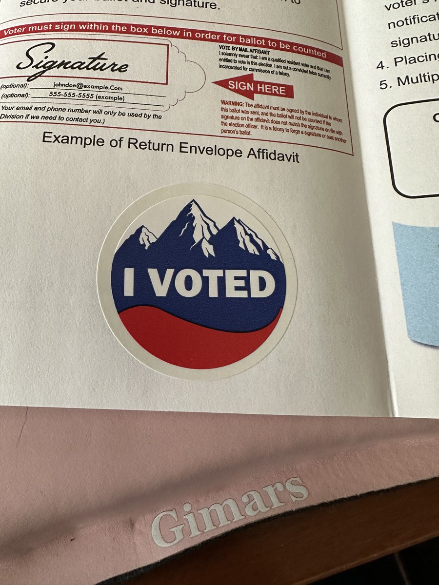 PaulHWhitePhD's tweet photo. .@RCAggie @LGHendersonUtah, I did find my sticker in my ballot from Salt Lake County! Great design. Thank you! 
#GetInformed #GetInvolved #Vote 
#BetterYou2022

One more week for mail-in ballots for postmark (Nov. 7). You can drop off until 8:00 pm Nov. 8. Same day registration! https://t.co/MPjcj4Fw4J