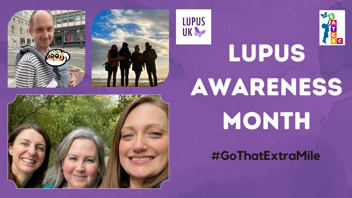 EATC4Children's tweet photo. Sharing the team's #GoThatExtraMile walks on the last day of #LupusAwarenessMonth
Raising awareness each year for a fantastic charity @LUPUSUK https://t.co/7NuQaTEnas