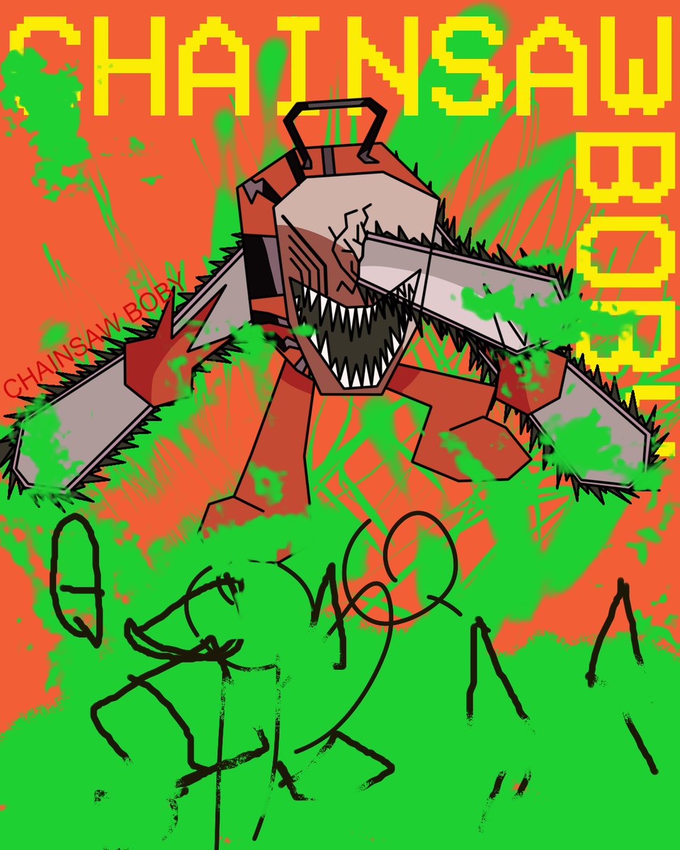 SilvaNight74's tweet photo. HAPPY HALLOWEEN
and as always I made my character boby from my game "Boby in miracle land"
back to the world of horrors
and this time on Chainsaw man
Trick or treat!
https://t.co/QEKZ6MQvxa https://t.co/PffigymMmj