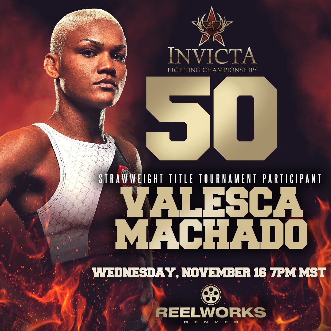 InvictaFights's tweet photo. Fresh after an impressive win at #InvictaFC49, @TinablackM returns for a chance at the strawweight title at #InvictaFC50! TICKETS FOR SALE NOW: https://t.co/4SQRm4n9jv https://t.co/lppP4SxyR0