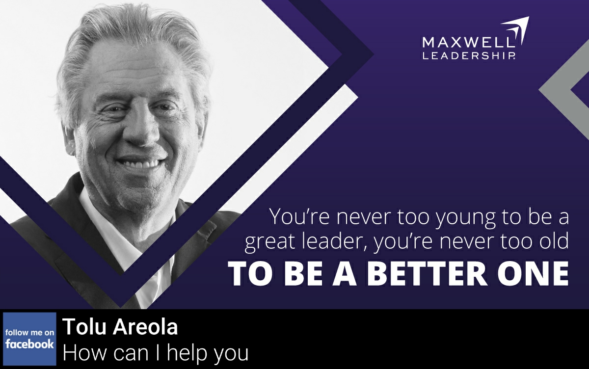 Hurry up and reserve your spot for a front-row seat at a private event hosted by John Maxwell! To learn more, visit toluareola.leadingthebest.com/JMW220001