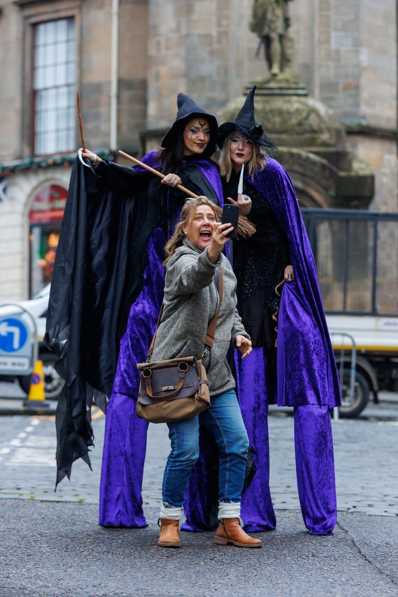 StirlingAWS's tweet photo. Happy #Halloween from #Stirling! 

Throwback to our first Open Streets Festival when witches descended on the streets of Stirling. 

#StirlingEvents https://t.co/ZtT2myW1oe