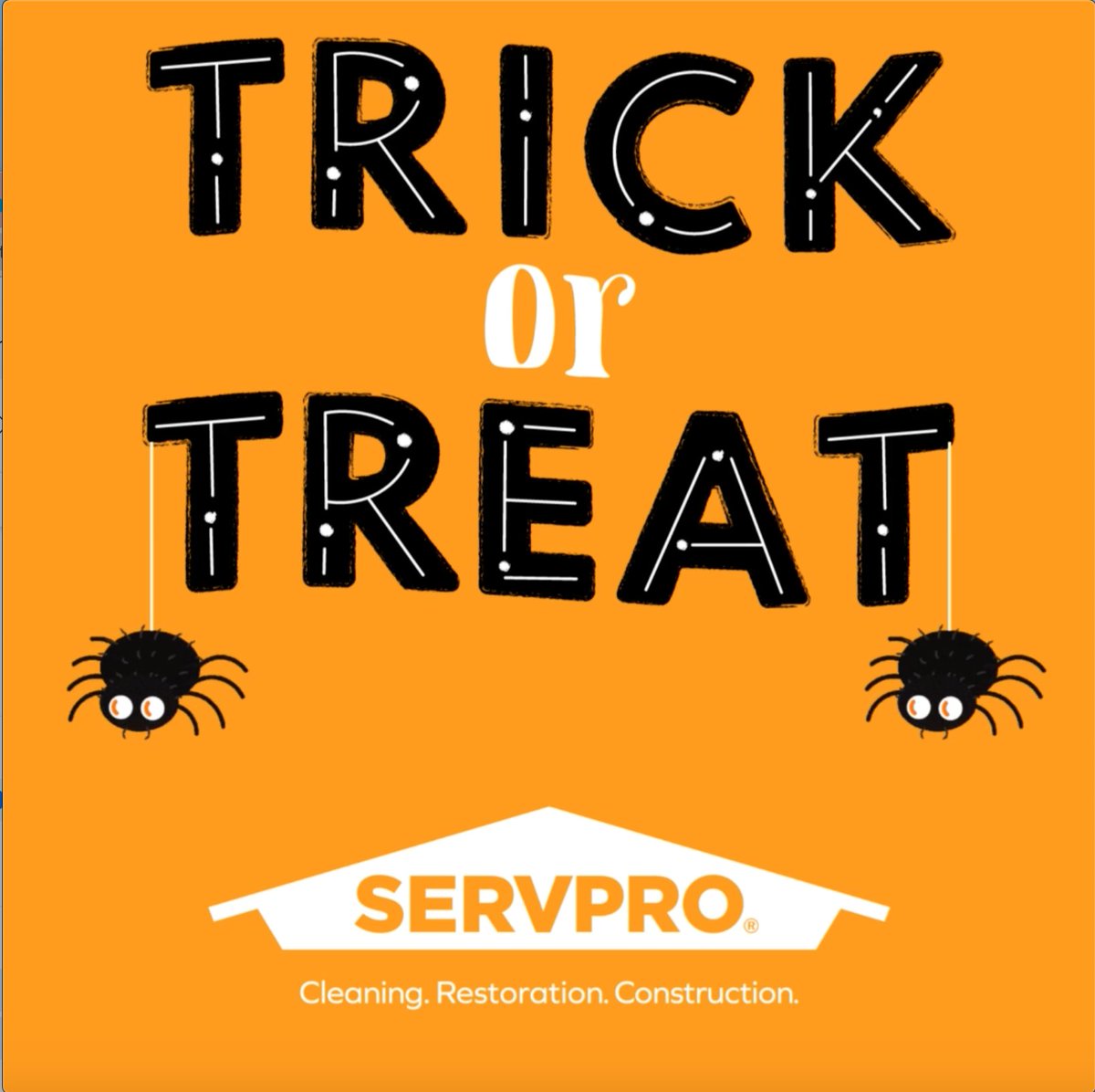 No tricks, just treats this Halloween! 

Reply to us with your favorite candy 🍬👻
.
.
#halloween #candy #SERVPRO #trickortreat #candytime #restoration
