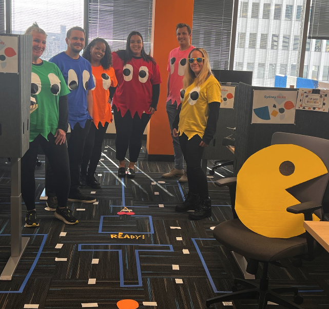 RingCentral's tweet photo. 🎃👻 Spooky season’s greetings from the RingCentral team! What are you dressing up as for #Halloween? Let us know in the comments! #LifeAtRingCentral https://t.co/lN3KSRDYpy