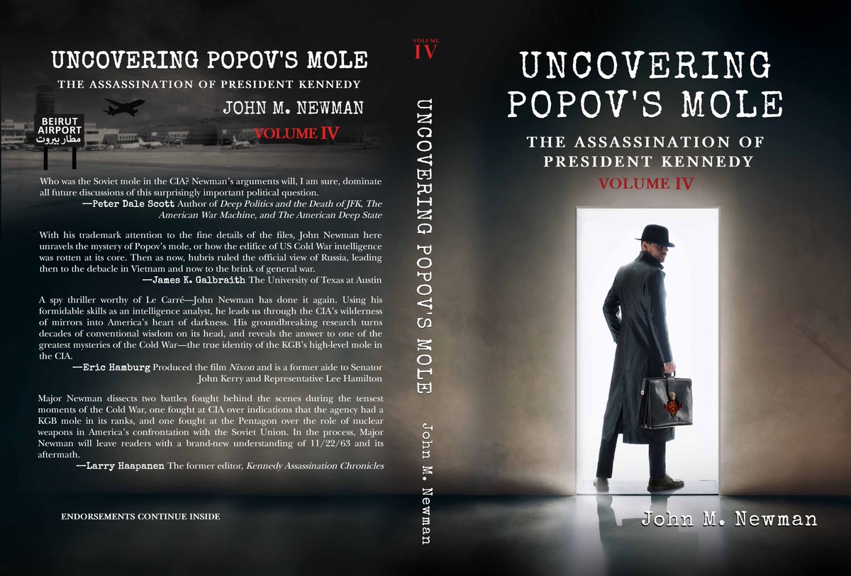 JFKJMN's tweet photo. @Russbarr @jeff_kaye @dan_hanke @DoItForMaMa @DealeyPlazaUK @LeeHarvey63 @TheOliverStone   James Galbraith on Uncovering Popov’s Mole, JFK Assassination Vol IV, has been published on Amazon. I will answer questions and discuss it with readers of the manuscript on Twitter or FB. https://t.co/epHJef3Rm7