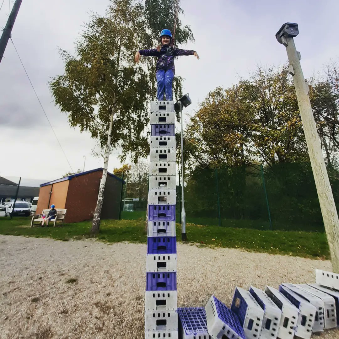 WestLeedsActiv's tweet photo. Team work and conquering fears today for our homeschoolers 💪🏼💜🧡

#thisisWLAC #theWLACway #cratestack #confidencebuilding #conqueringfears #teamwork #teamcohesion #oaa #ICCQM #inclusive #outdooractivity #outdooreducation #outdoorlearning https://t.co/skZg98MFDA