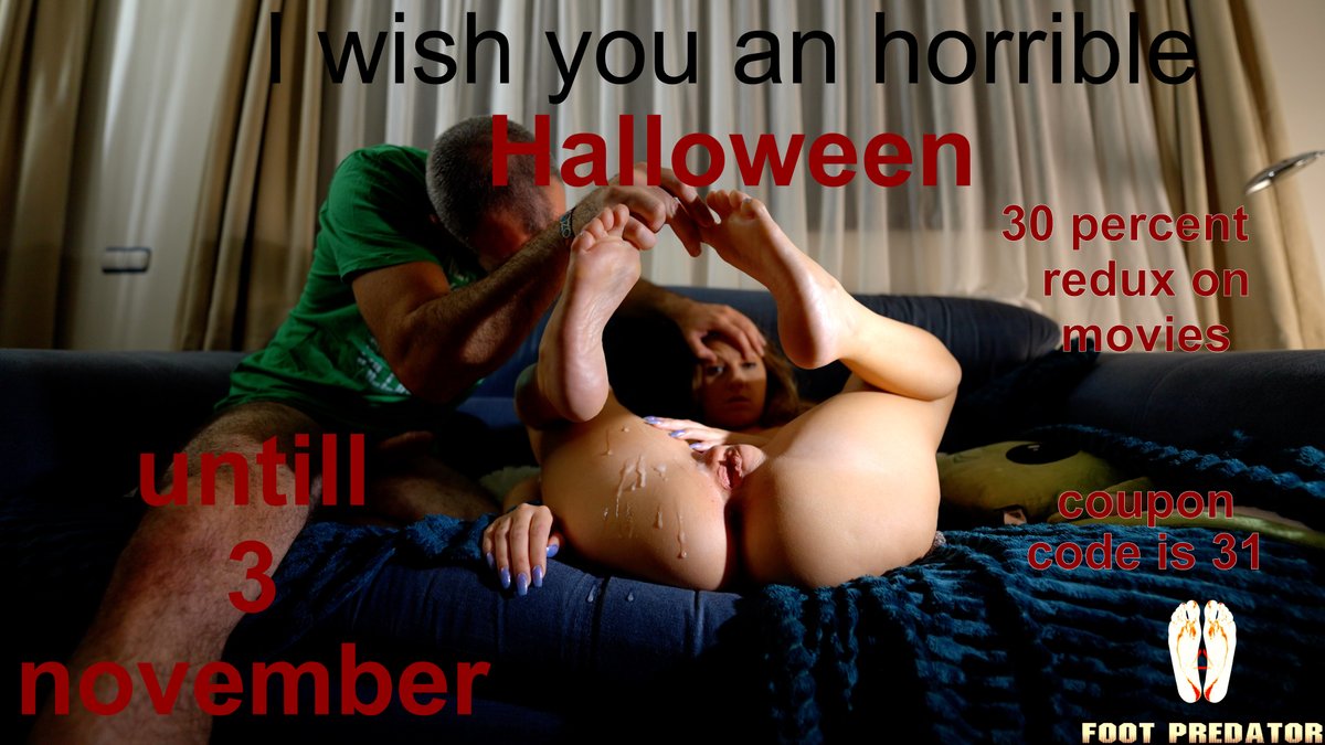 FootPredator's tweet photo. https://t.co/btHmedlWfL

HALLOWEEN PROMOTION 30 percent redux 

@VolpettiRebecca 🎃🪦🎃 

#footpredator #sperm #cumshot #soles #pussy #horror #deadgirl #Halloween #FOOTFETİSH #Prague #pornstar #openyoureyes #limpfetish #SleepingBeauty #snuff #barefoot #teengirl #ass https://t.co/nj0yl8aSX9