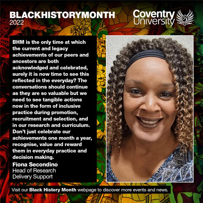 CovUni_Business's tweet photo. Today is the end of #BlackHistoryMonth. Here are some of our highlights from #BHMCovUni! @CovUni_BME

🎨 Showcasing our students' fashion and photography
⚖️ Highlighting research that supports a more equitable future
💬 Hosting engaging events and talks

https://t.co/9QFWnPvNb9 https://t.co/whuS9dWJKd