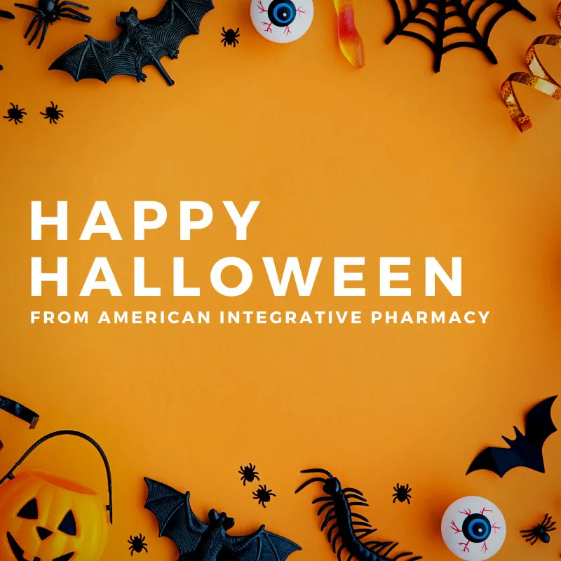 AmIntPharmacy's tweet photo. Happy Halloween! 

#HappyHalloween #Halloween #Halloween2022 #americanintegrativepharmacy #compoundingpharmacy #healthcare #Torrance #SouthBay #LosAngeles #onlinerefills #AIPThePharmacyForMe #AIP #pharmacy #LACounty #orangecounty https://t.co/SJRokEo4rN
