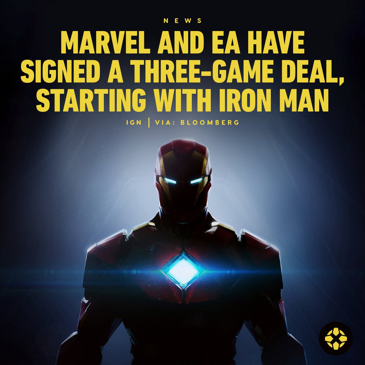 Marvel has entered an agreement with FIFA and Battlefield publisher EA to make three games based on the Marvel comics. This deal will begin with the previously announced Iron Man game from EA Motive, though details on what comes after are still unknown. bit.ly/3sKIIuB