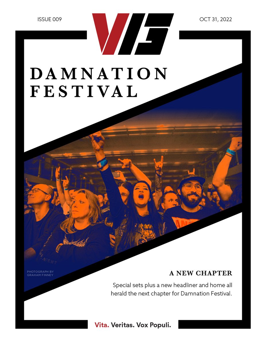 In our latest #CoverStory, we spoke to @damnationfest’s Gavin McInally about coping with headliner pullouts, a new bigger venue, fresh challenges, and an almost sold-out 2022 event. v13.net/2022/10/damnat…