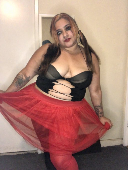 Before and after sucking two dildos simultaneously as bbw Harley Quinn! I did not go easy on my mouth<a href="/tag/femdom"class="tags"><span>#femdom</span></a>