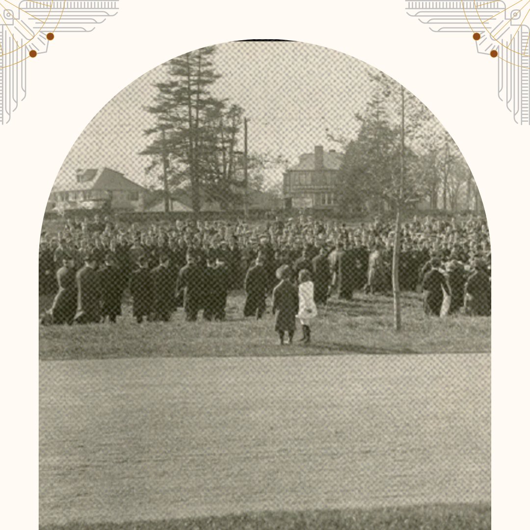 BapstLibrary's tweet photo. 100 years ago today, Boston College broke ground in a ceremony that marked the beginning of construction for Bapst Library. The building was completed in 1925 and has served as a favorite study spot of BC students ever since. https://t.co/bOaCobm352