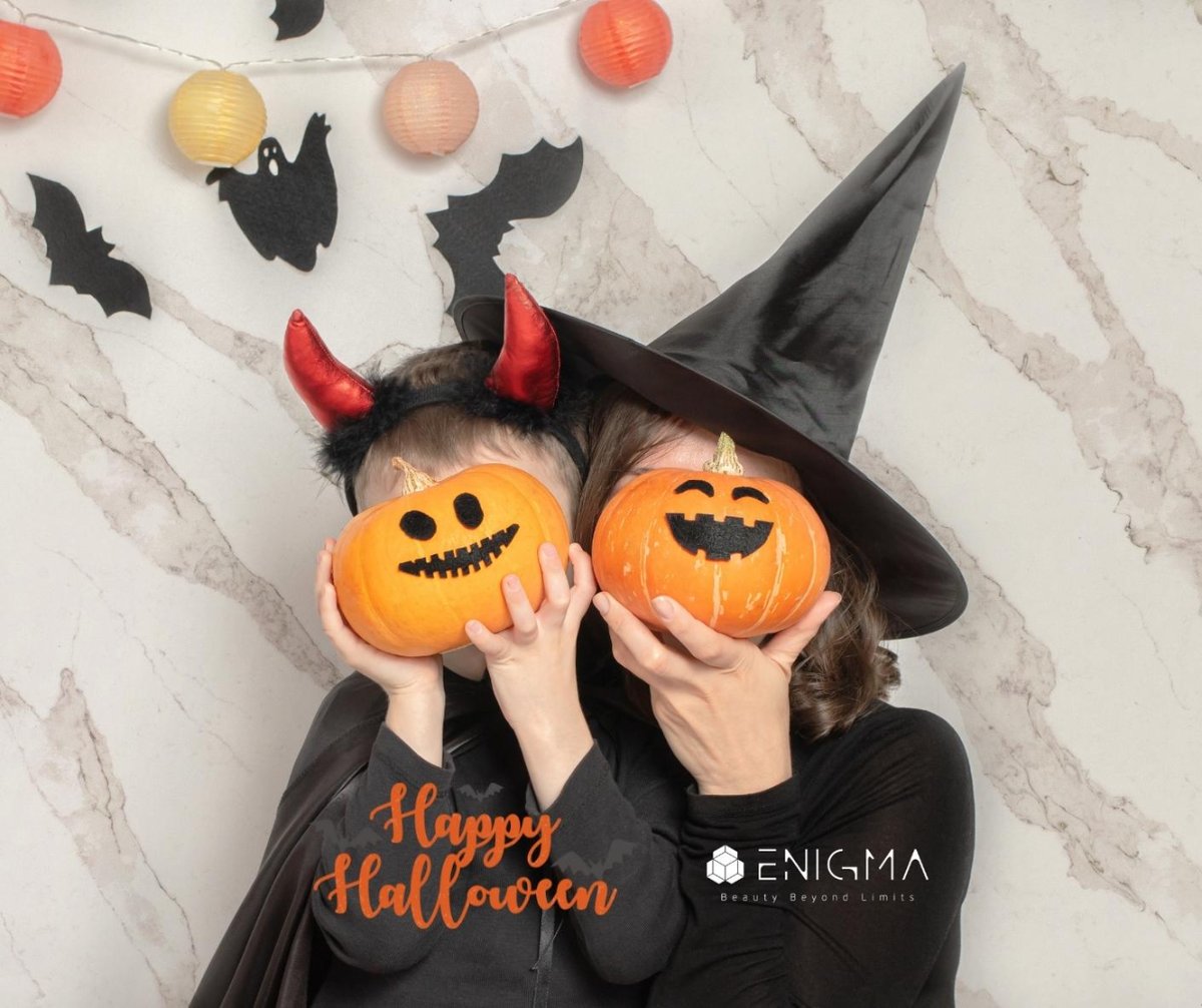 SurfacesEnigma's tweet photo. The cutest #pumpkins are ready to #trickortreat!
#HappyHalloween from Enigma Surfaces family!
#halloweenparty #october #november #autumn https://t.co/ouac8xPXK3