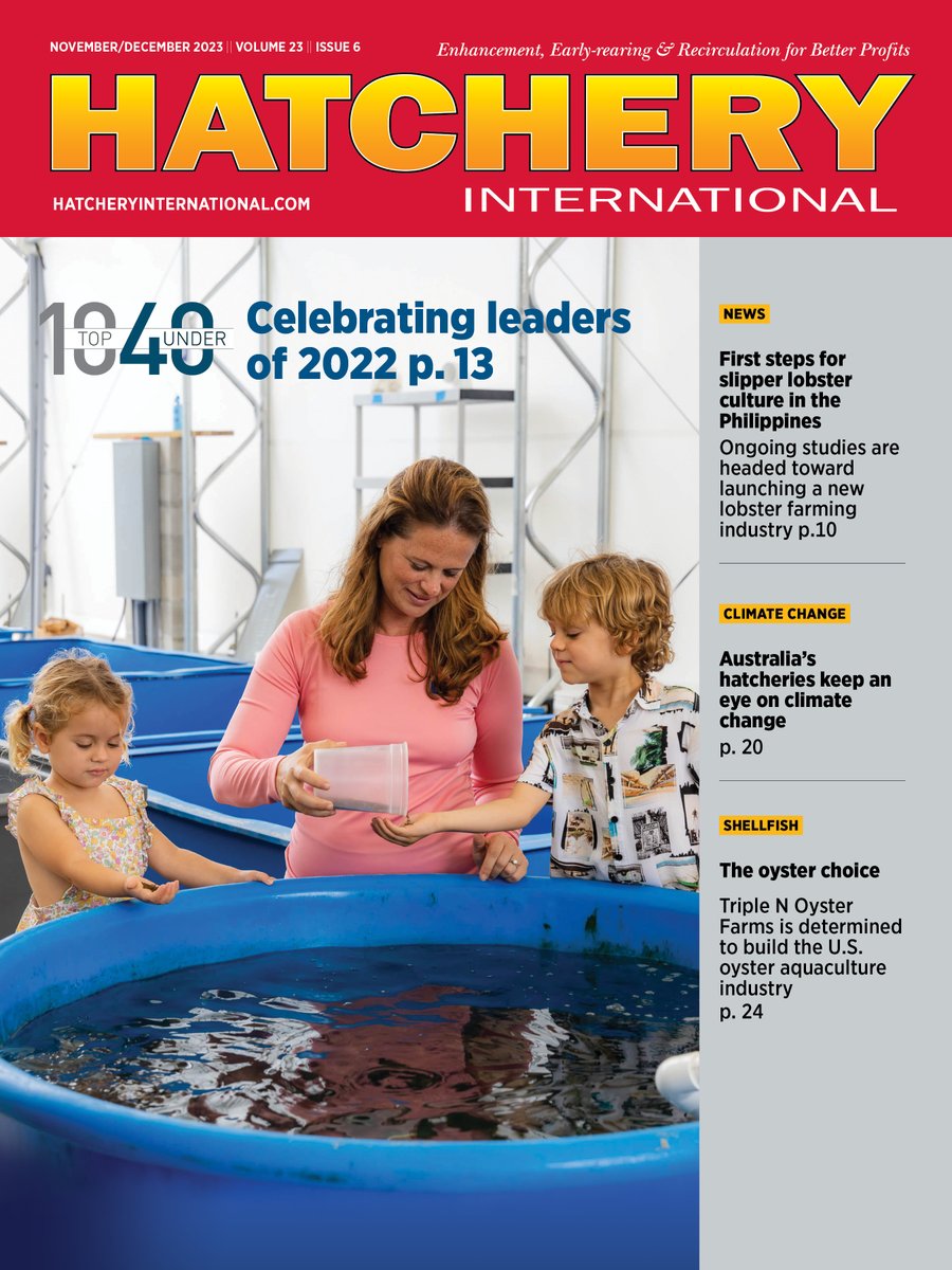 hatchery_int's tweet image. Our Nov/Dec 2022 issue is out now! Congratulations to the winners of our #Top10Under40 program. Plus, the laters stories in a fish and seafood #hatchery sector! 

You can read the Digital Edition now: hatcheryinternational.com/digital-editio…

#aquaculture #fishfarming #fisheries