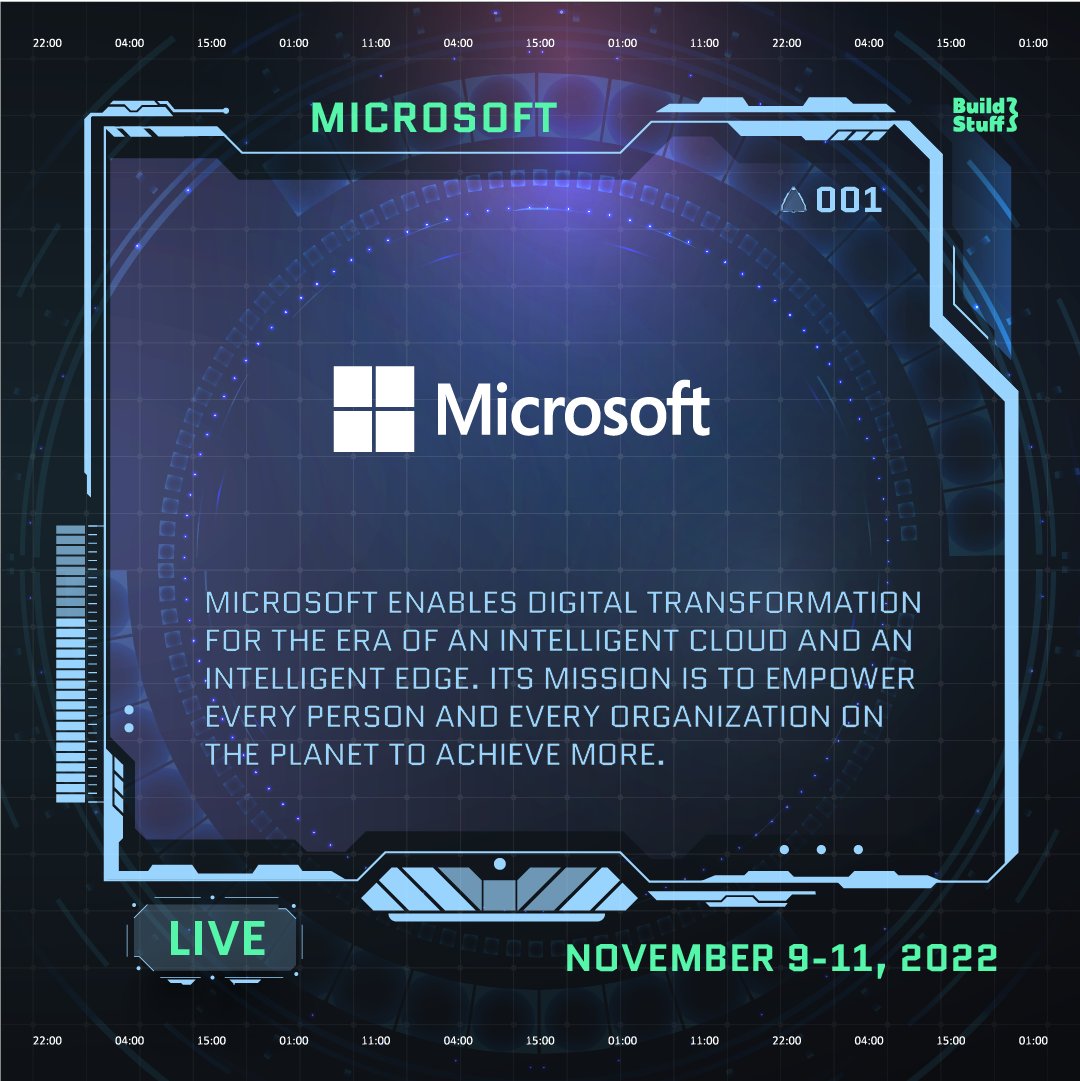 BuildStuffConf's tweet photo. We want to welcome our new SILVER partner, @Microsoft!💣 We are so excited about Build Stuff this year!🚀 #newpartneralert🚨 #buildstuffconf #microsoft https://t.co/ddrtZLVbfw