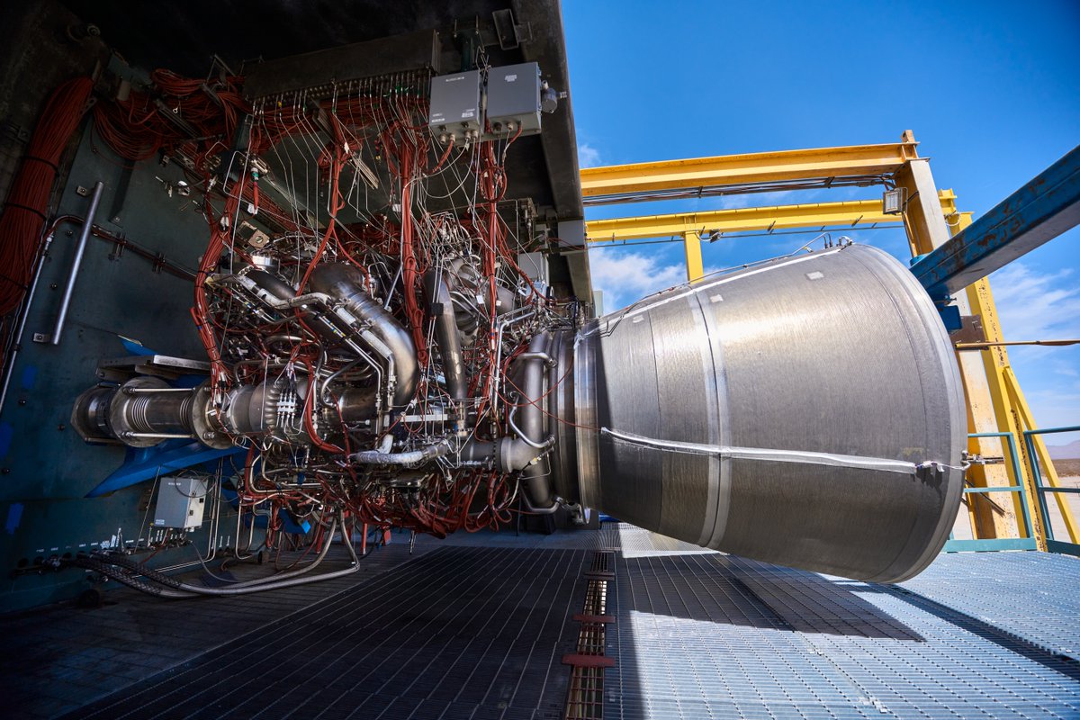 blueorigin's tweet photo. The first shipset. The first of many. 
 
#BE4 flight engines are now being integrated into the @ulalaunch #VulcanRocket. https://t.co/r8e7i0Rte9 https://t.co/lmKVIiMH9i